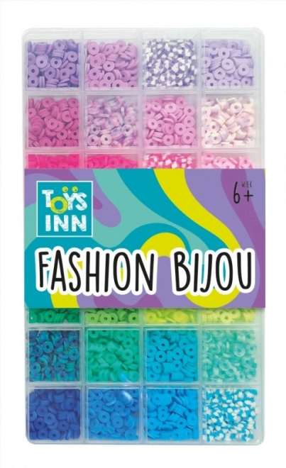 Mărgele Clay Beads Mix culori albastre