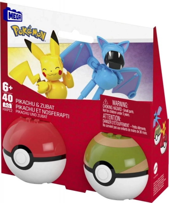 Pokéball cu Pikachu și Zubat de la MEGA