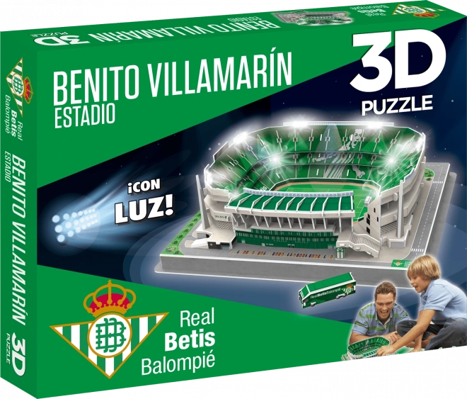 Puzzle 3D stadion iluminat Benito Villamarín - FC Real Betis