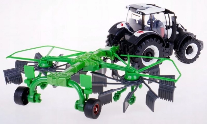 Tractor cu remorcă Bburago Farm Valtra N174