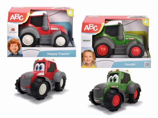 Tractor amuzant ABC 25 cm