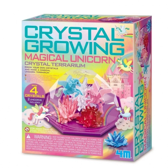 Set educațional creșterea cristalelor - terrarium unicorn