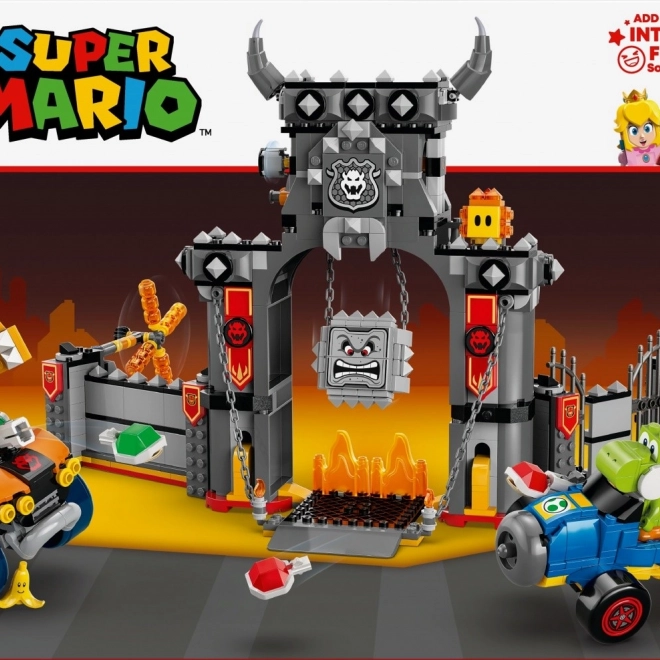 Set de construit Mario Kart - Bowser și castelul său