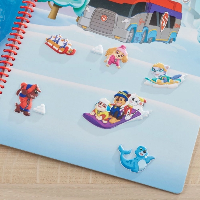 Paw Patrol autocolante de dimensiuni mari reutilizabile - Arctica