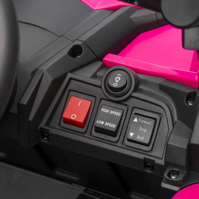 Automobil electric pentru copii Buggy Madman UTV-MX roz