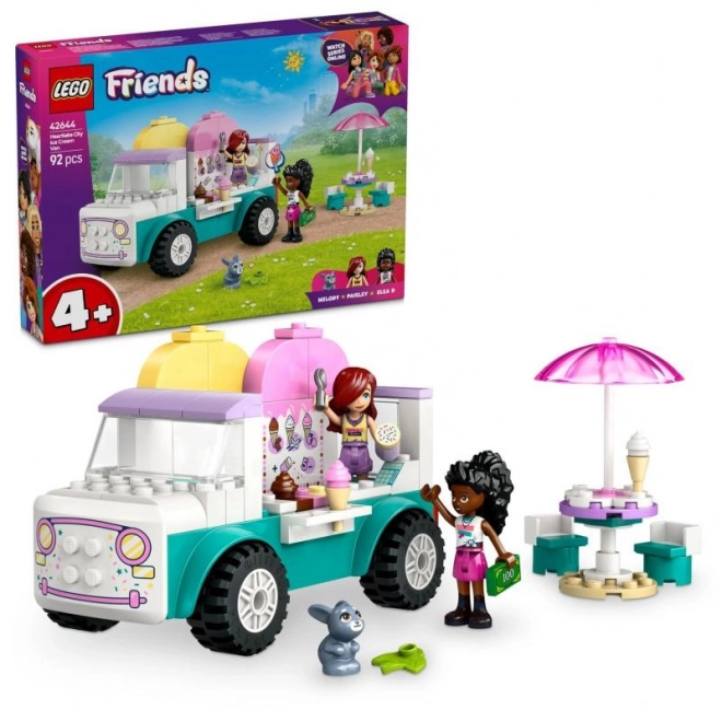 Furgoneta cu înghețată din Heartlake LEGO Friends