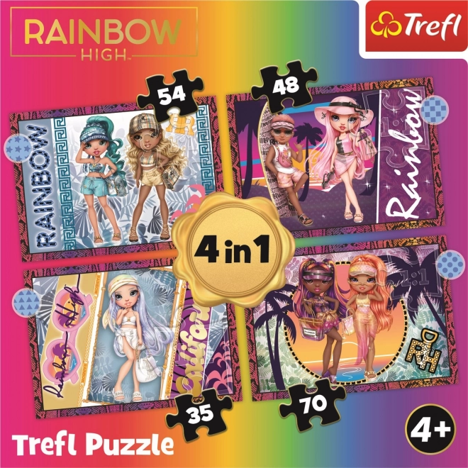 Puzzle Modne Laleczki Rainbow High