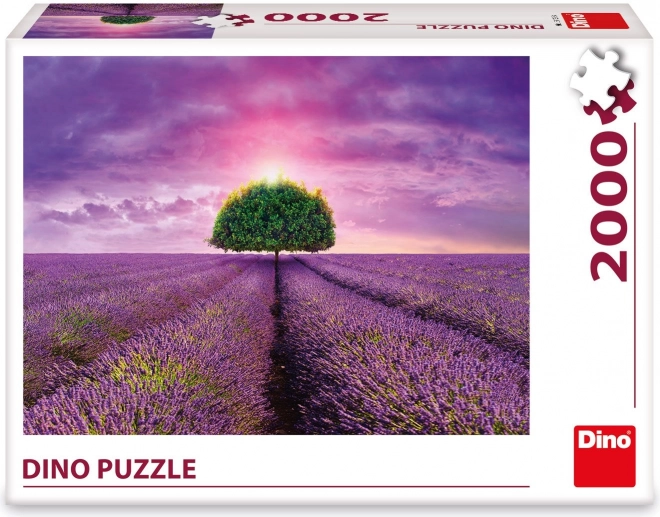 Puzzle Lavandă câmp 2000 piese