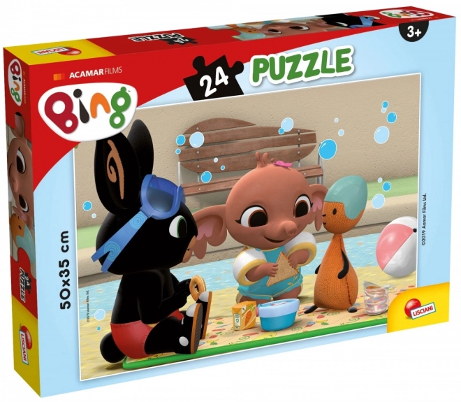 Puzzle de 24 de piese Bing la picnic