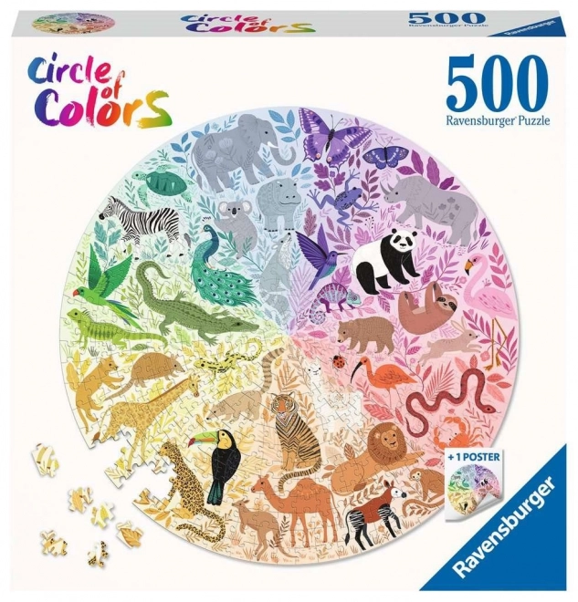 Puzzle Ravensburger Animale 500 Piese