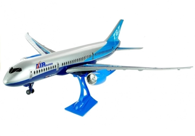 Avion jucărie cu suport, 69 cm