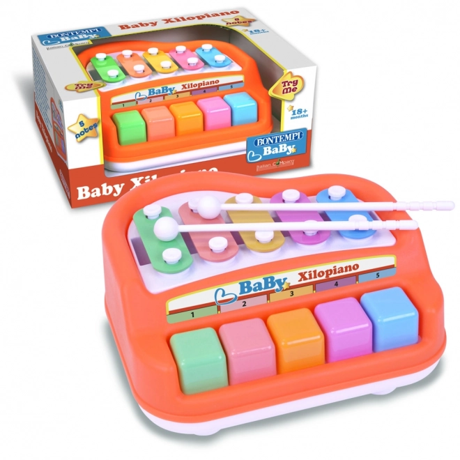 Xilofon și pian Bontempi pentru copii