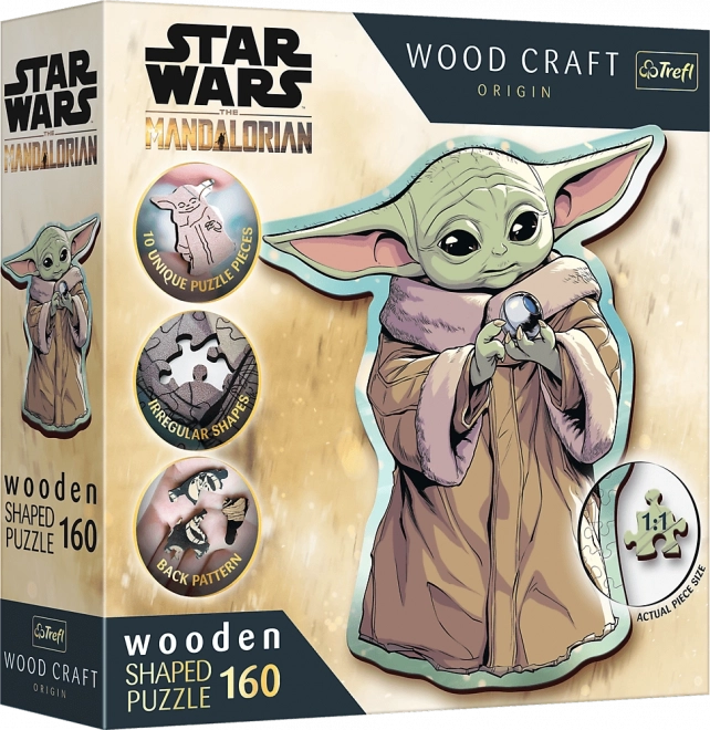 Puzzle din lemn Wood Craft Origin The Mandalorian: Grogu 160 piese