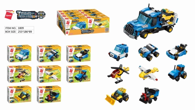 camion de remorcare Qman City set 8 in 1