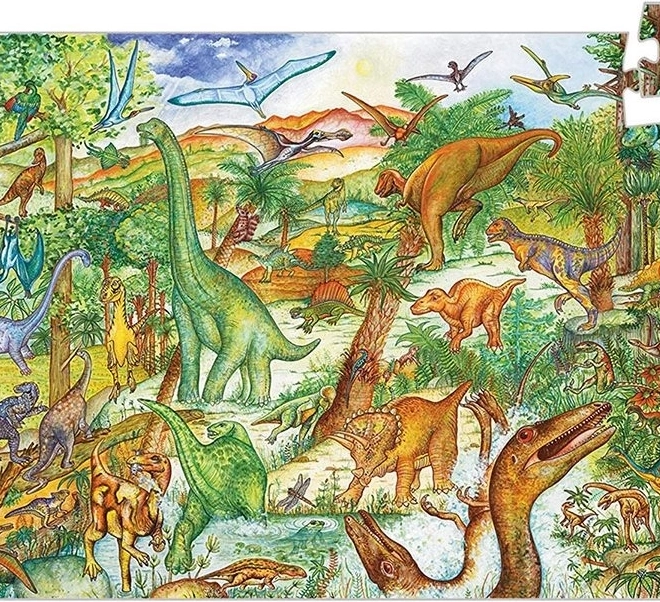 Djeco puzzle Dinozauri 100 piese