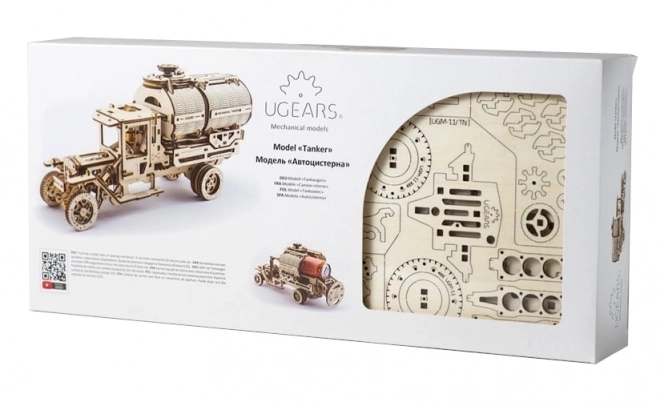 Puzzle 3D de lemn UGEARS Camion UGM-11 Tanker