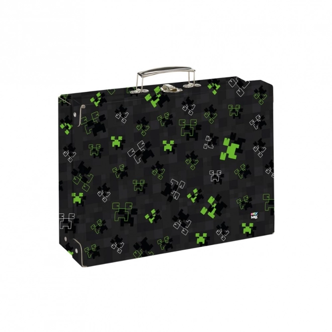 Valiză de carton A4 pentru copii Green Cube OXY