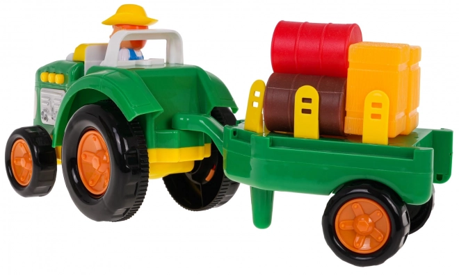 Set tractor cu fermier și accesorii