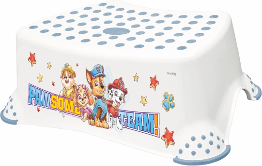 Trepied pentru WC/lavoar „Paw Patrol”, Alb