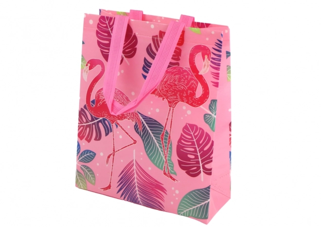 Torba cadou cu flamingo roz