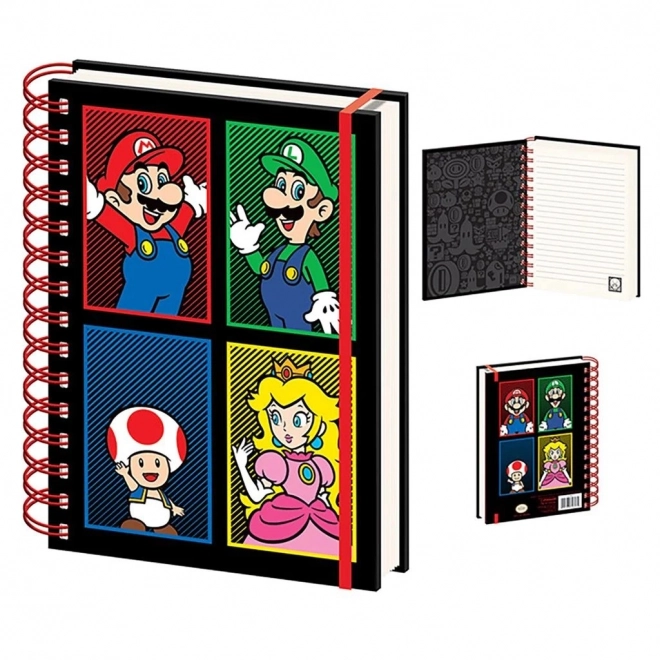 Bloc notes spiralat Super Mario