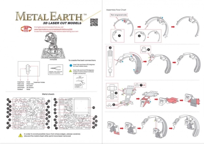 Puzzle 3D Metal Earth Star Wars: Droid Distrugător