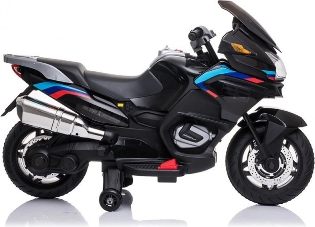 Motocicletă pentru copii cu baterii XMX609 negru