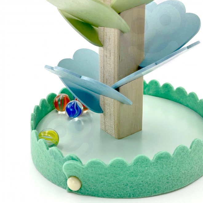 Turnul Spiralat de Lemn Tooky Toy pentru Copii