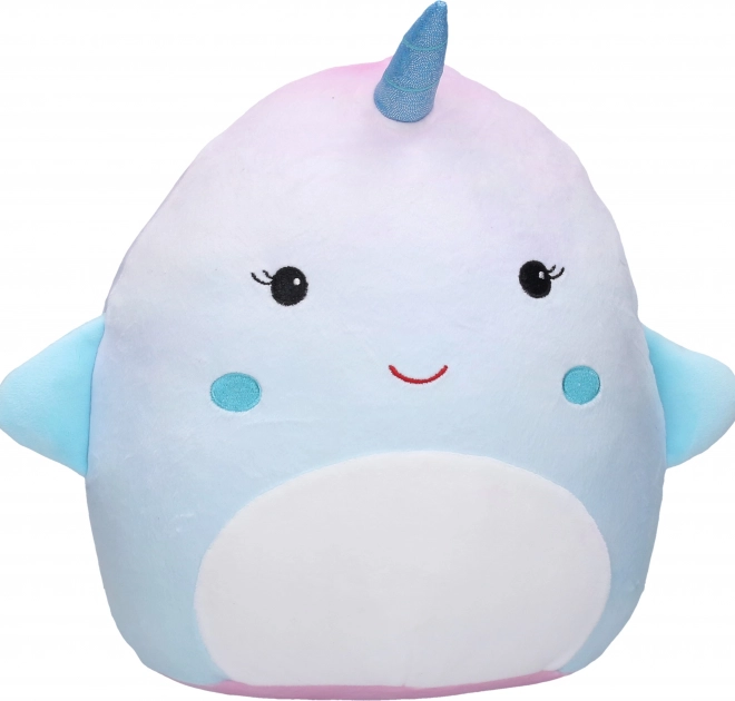 Pernă de pluș unicorn–pește 25 cm