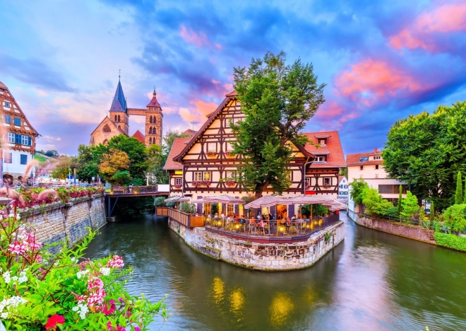 Puzzle Esslingen am Neckar, 1000 piese