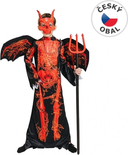Costum de carnaval schelet pentru copii 120-130 cm