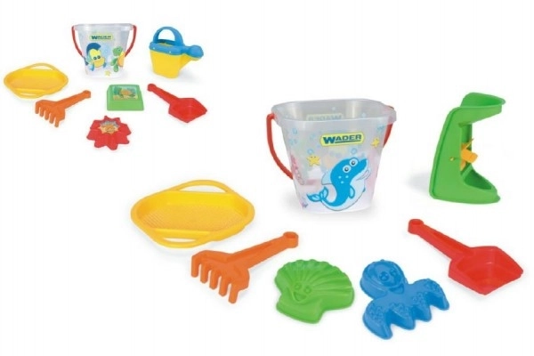 Set jucării nisip Lumea marină plastic 7 buc 19x30x17cm 12m+ Wader