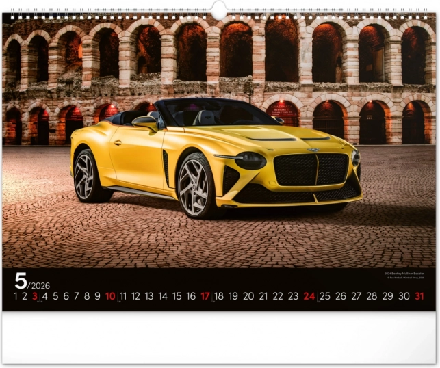 Calendar de perete Mașini Rapide 2026