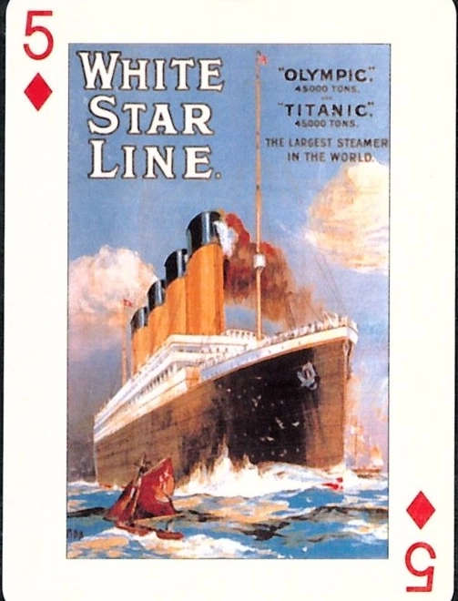 Cărți de joc cu temă Titanic