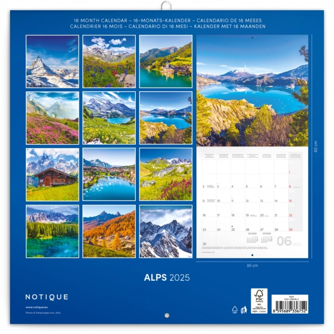 Calendar de note Alpi 2025