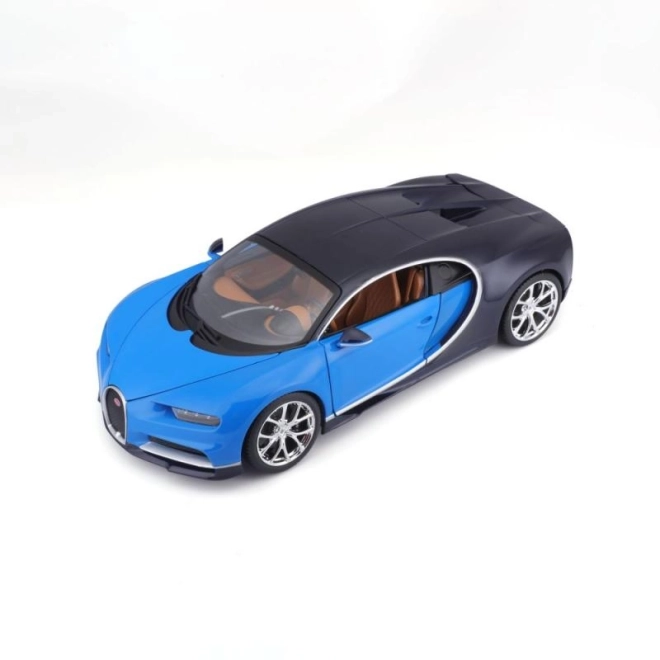 Mașinuță metalică Bugatti Chiron albastru Bburago 1:18