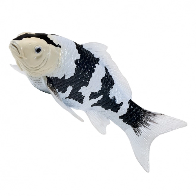 Figurină Mojo crap Koi Shiro Utsuri