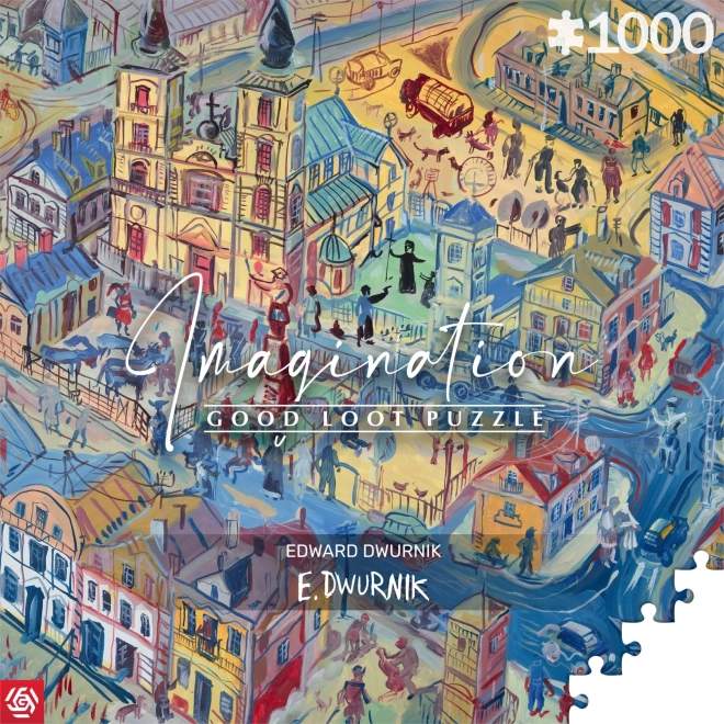 Puzzle de imaginație Edward Dwurnik - Radzymin 1000 piese