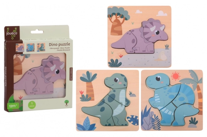 Puzzle din lemn Dino Jouéco