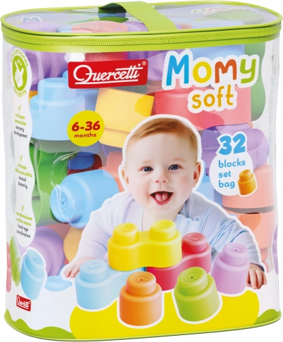 Momy cuburi de construcție moi în geantă