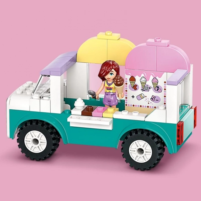 Furgoneta cu înghețată din Heartlake LEGO Friends