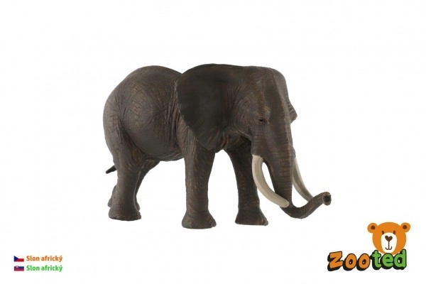 Figurină Elephant Africană din plastic 17 cm