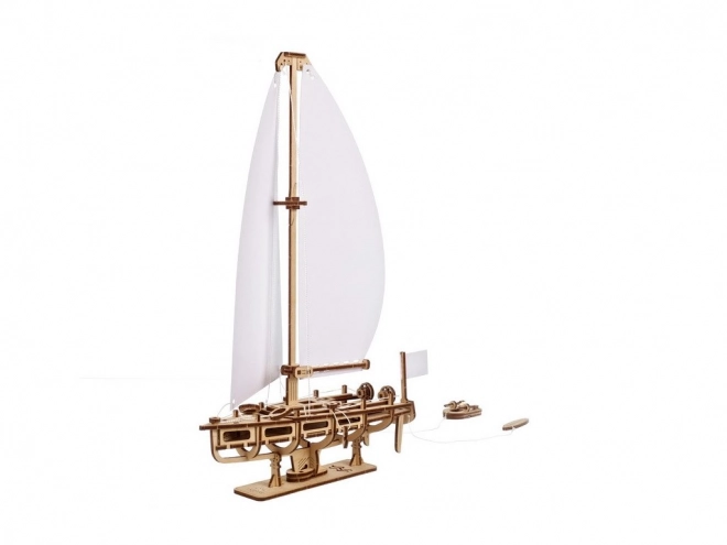 Model mecanic din lemn Ugears Yacht Ocean Beauty