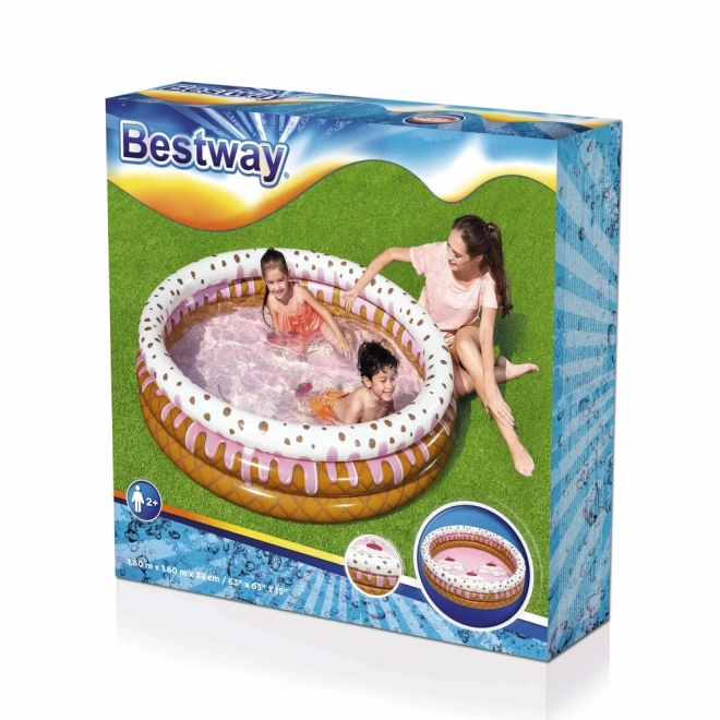 Piscină gonflabilă înghețată 1,60 m x 38 cm