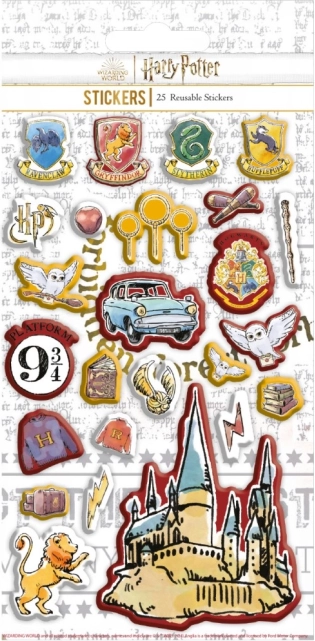 Autocolante reutilizabile Harry Potter 3D