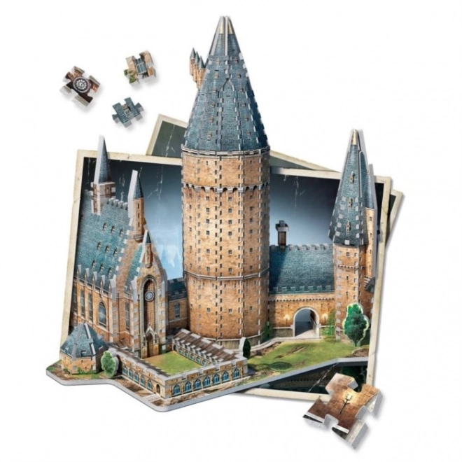 Puzzle 3D Harry Potter Sala de Mese Hogwarts