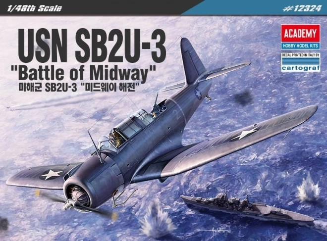 Avion de model USN SB2U-3 Vindicator - Bătălia pentru Midway