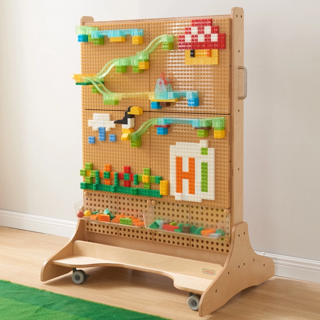Set de construcție pistă cu bile STEM Masterkidz 359 piese
