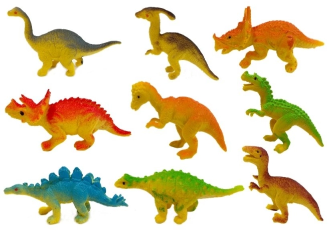 Set bogat de dinozauri și mașinuțe