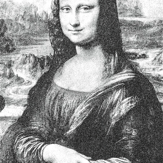 Puzzle Mona Lisa 500 piese cu ramă de la TREFL